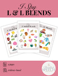 I Spy L All Positions and L Blends - No Prep Articulation Activity
