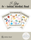 I Spy /b/ All Positions - No Prep Articulation Activity
