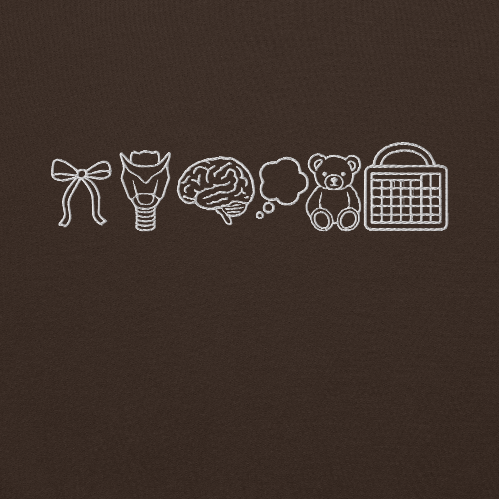 Sweet Symbols Embroidered SLP Crewneck