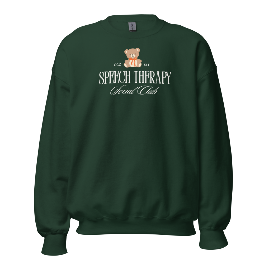 Speech Therapy Social Club Teddy Crewneck
