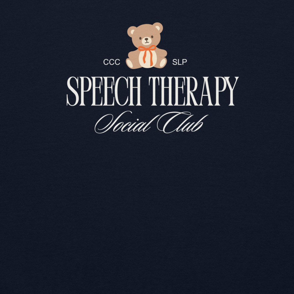 Speech Therapy Social Club Teddy Crewneck