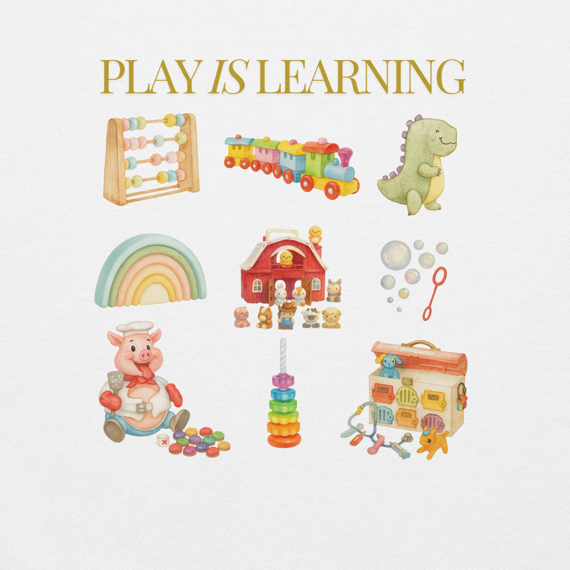 Play Is Learning SLP Crewneck Sweatshirt