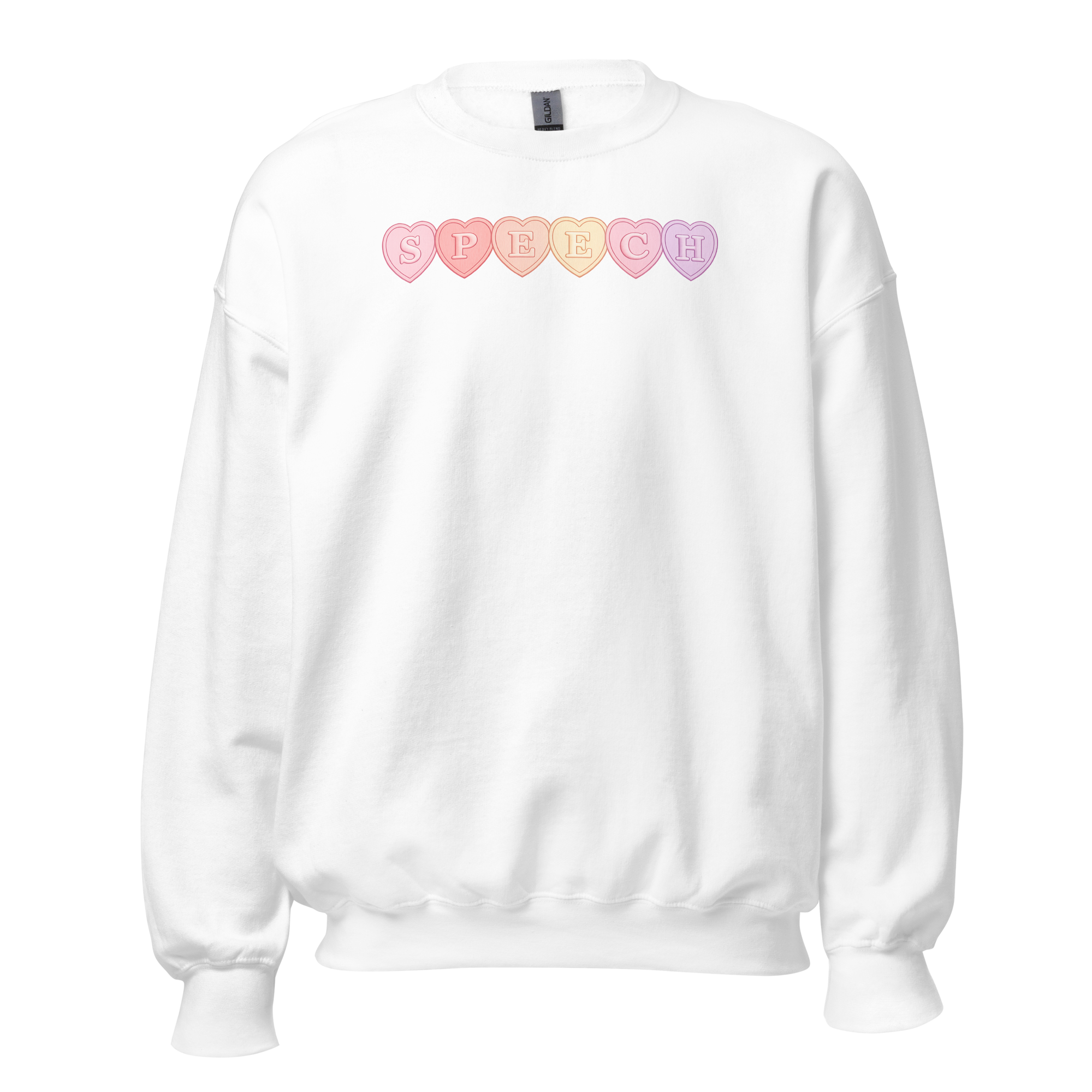 Sweet Speech Hearts Crewneck